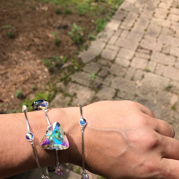 The Tangled Oak Jewelry - Swarovski Stack Bangle Set